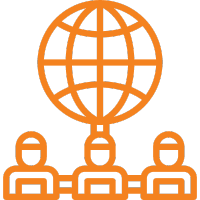 Globally Distributed Anycasted Network Icon