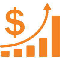 Scale Up And Increase Revenue Icon