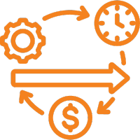Streamlined Deep Traffic Management Icon